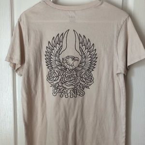 Cream Vans Tee